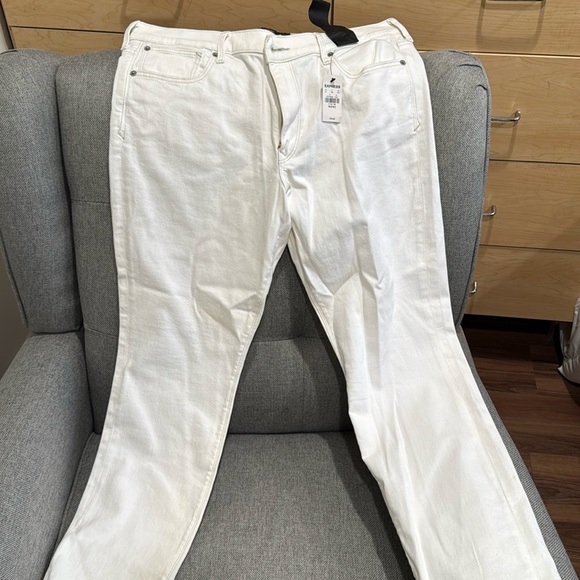 Women's white Express jeans. Size 14s new with tags - Picture 1 of 5